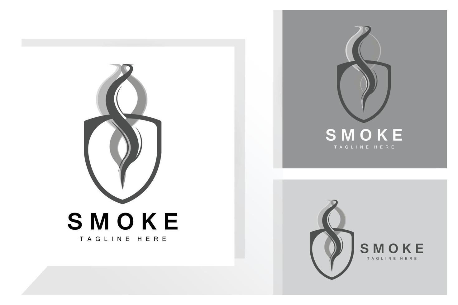 Steam Steam Logo Vector Hot Evaporating Aroma. Smell Line Illustration, Cooking Steam Icon, Steam Train, Baking, Smoking