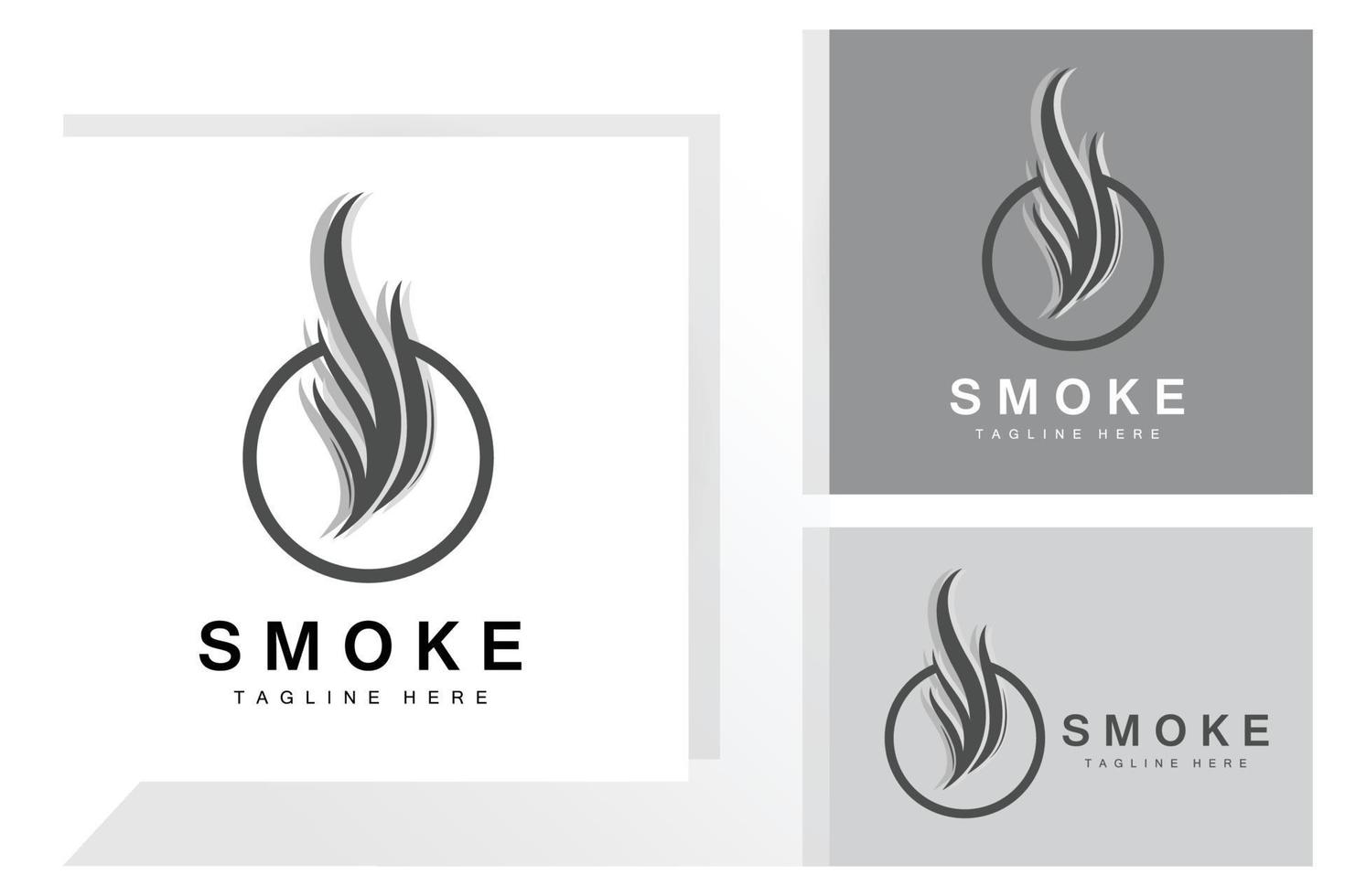 vapor vapor logo vector caliente evaporación aroma. ilustración de la línea de olor, icono de vapor de cocina, tren de vapor, hornear, fumar