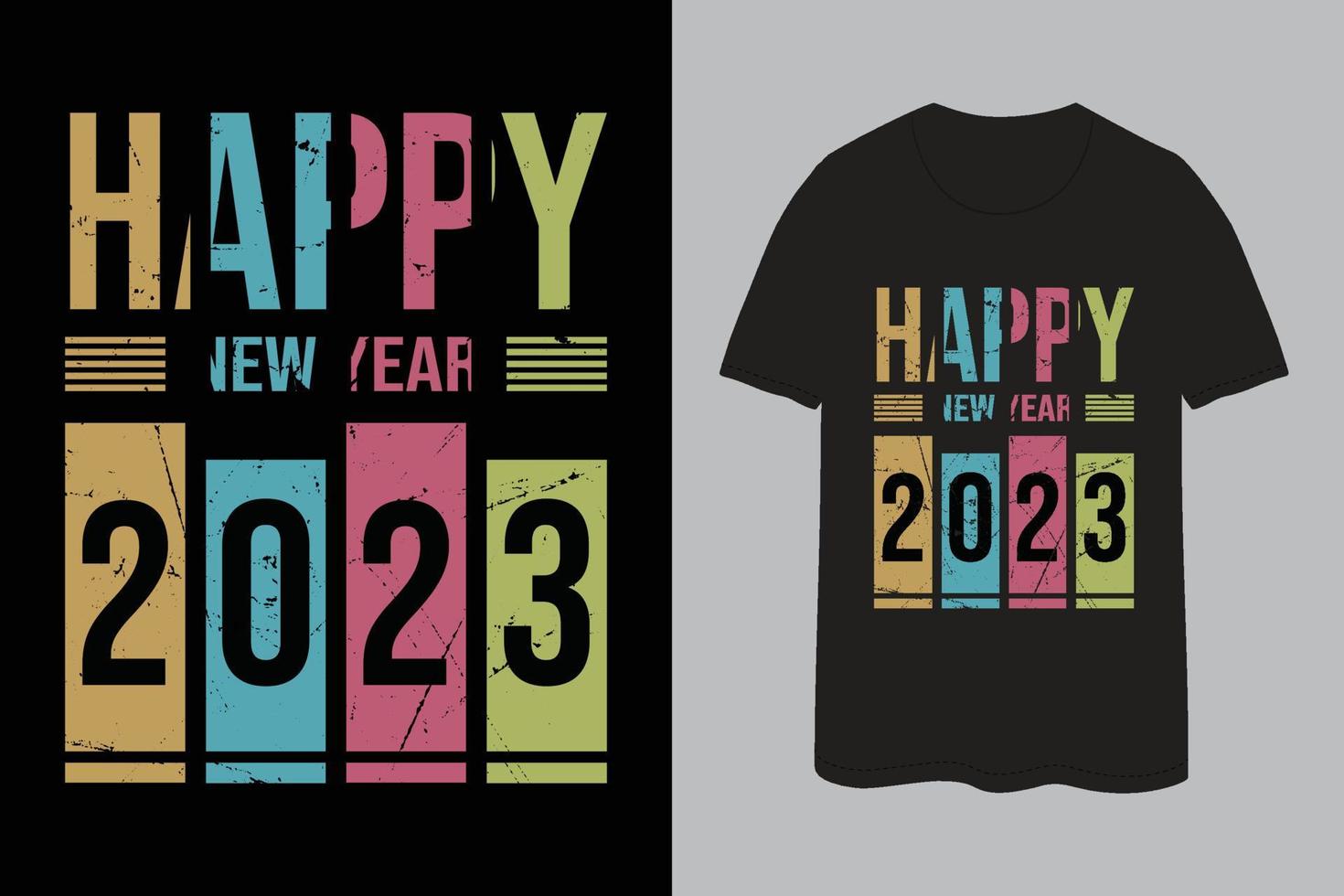 Happy New Year 2023 Design vector