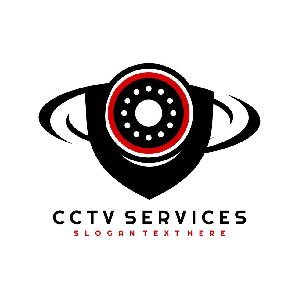 cctv design logo icon vector