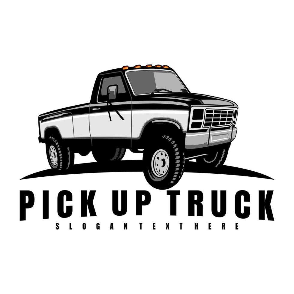 recoger vector de diseño de logotipo de camión