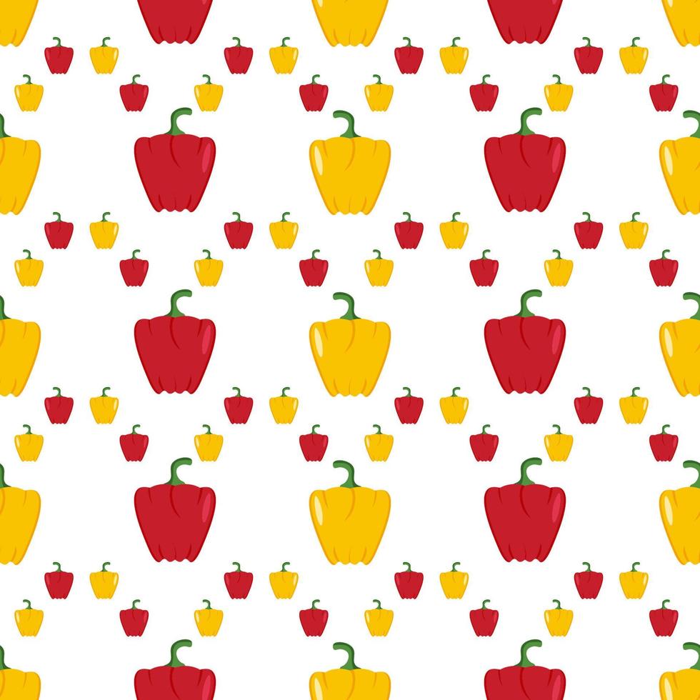 Vegetarian, Fruit and Vegetables Seamless Pattern Design with Fresh, Organic and Natural Food in Hand Drawn Flat Cartoon Background Illustration vector