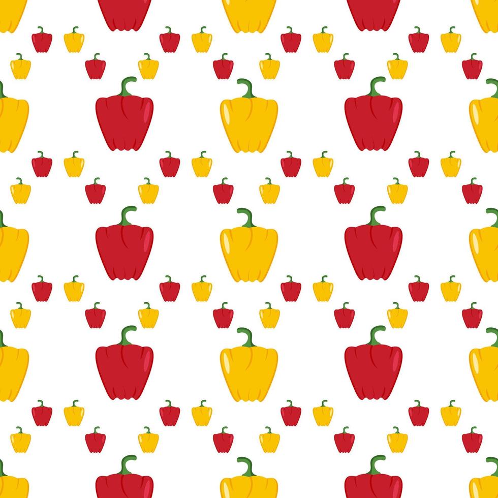 Vegetarian, Fruit and Vegetables Seamless Pattern Design with Fresh, Organic and Natural Food in Hand Drawn Flat Cartoon Background Illustration vector