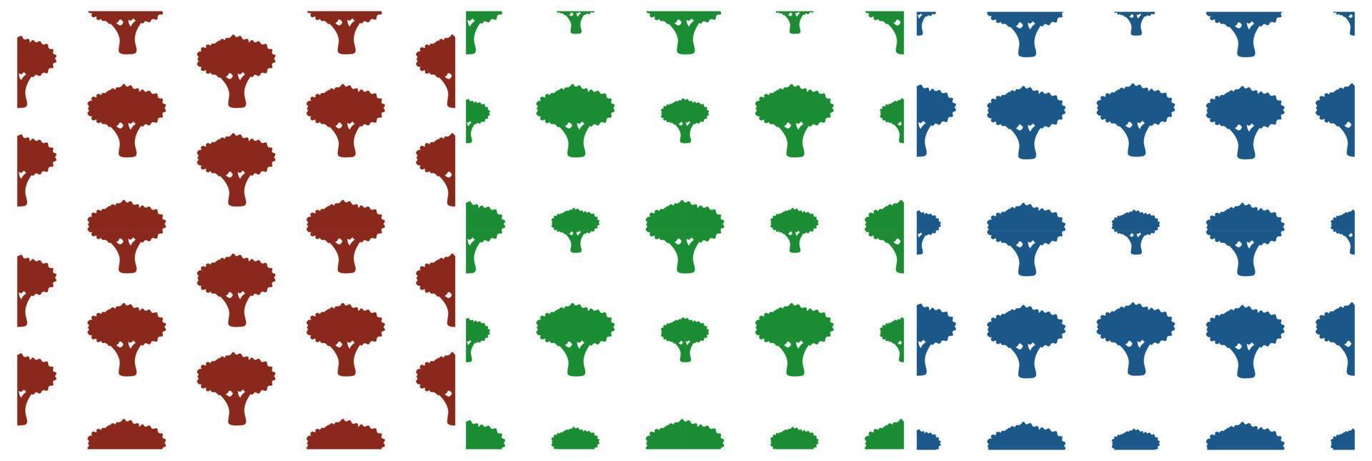 Set of Vegetarian, Fruit or Vegetables Seamless Pattern Design with Fresh, Organic and Natural Food in Hand Drawn Flat Cartoon Background Illustration vector