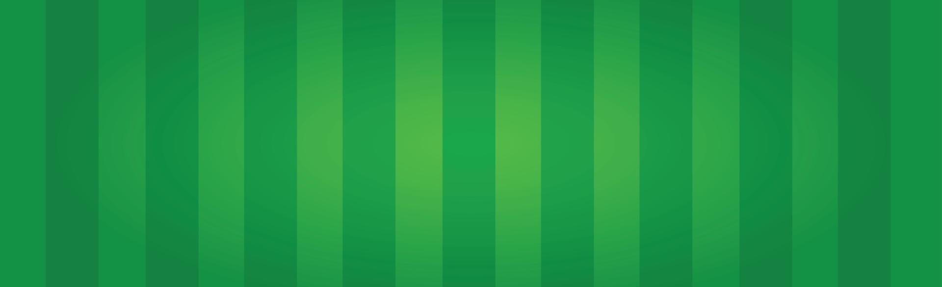 Realistic green soccer field with vertical lines - Vector