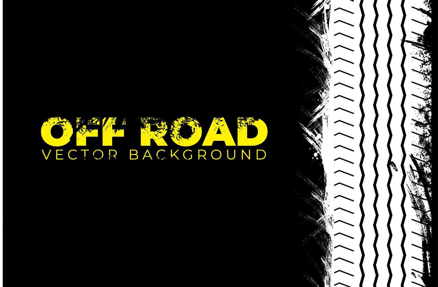 Fantastic off road background vector. Black background of off road design with tire silhouette vector. vector