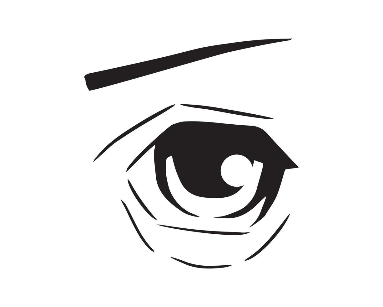 Vector illustration of Eyes Expression