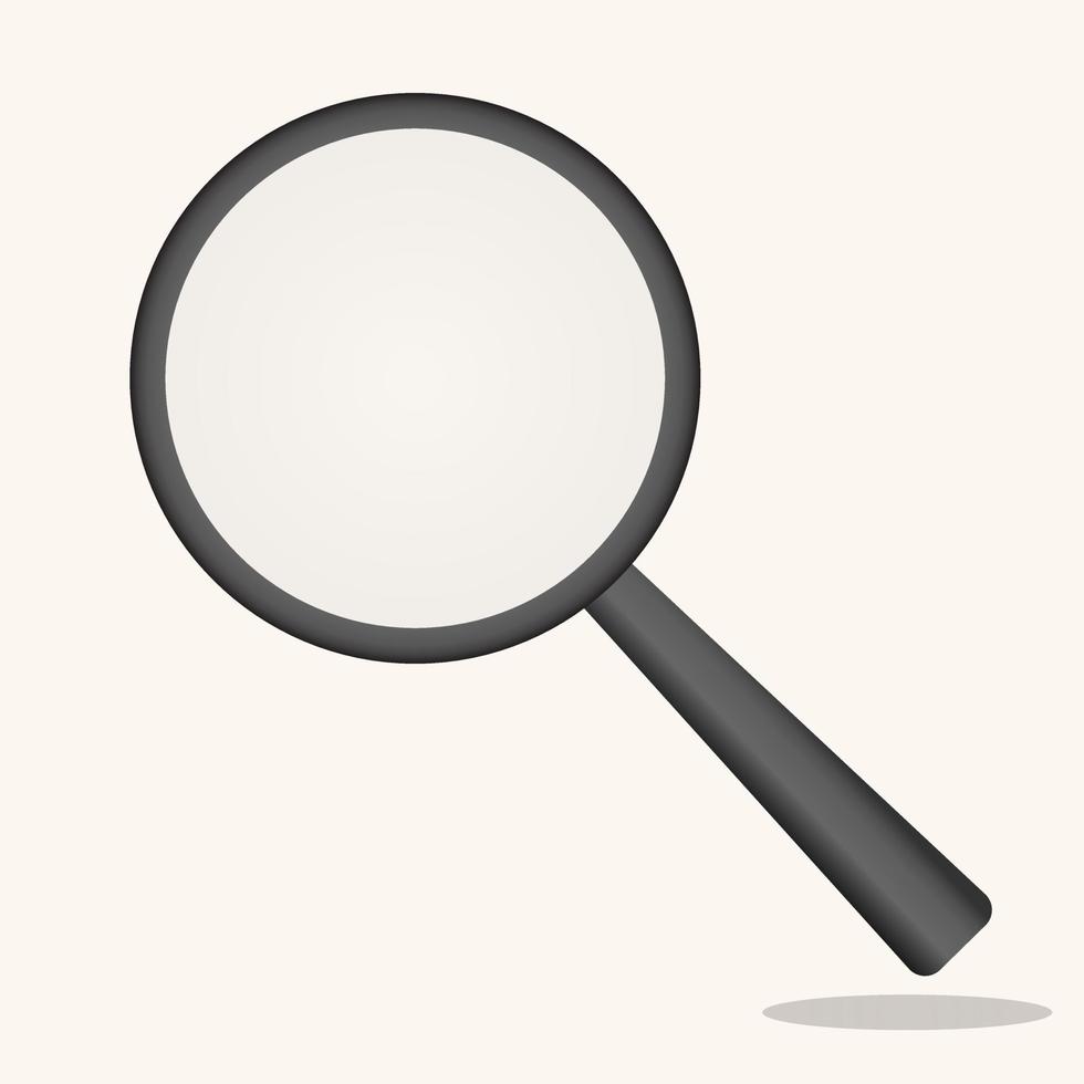 magnifying glass icon vector