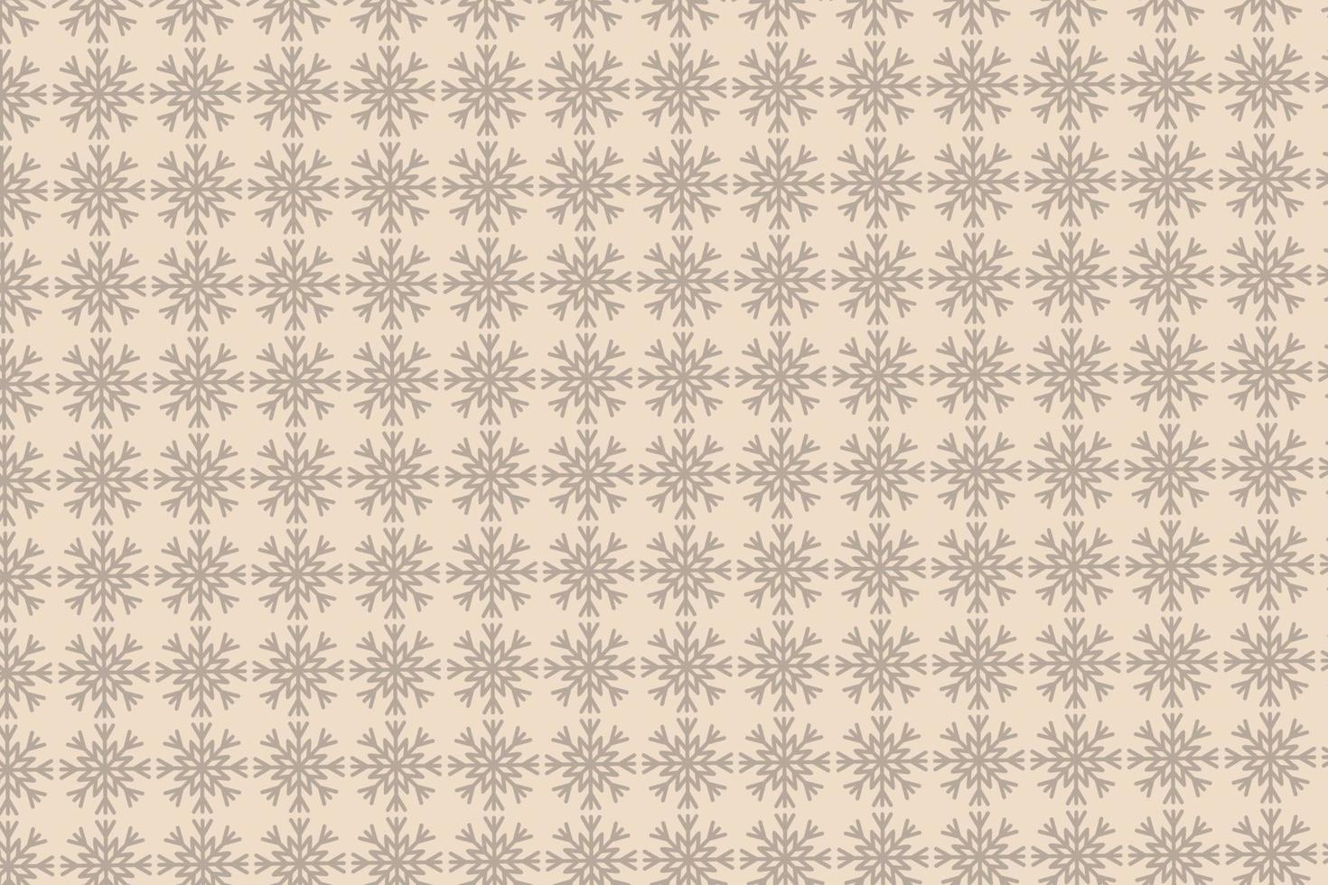 snowflake seamless pattern vector
