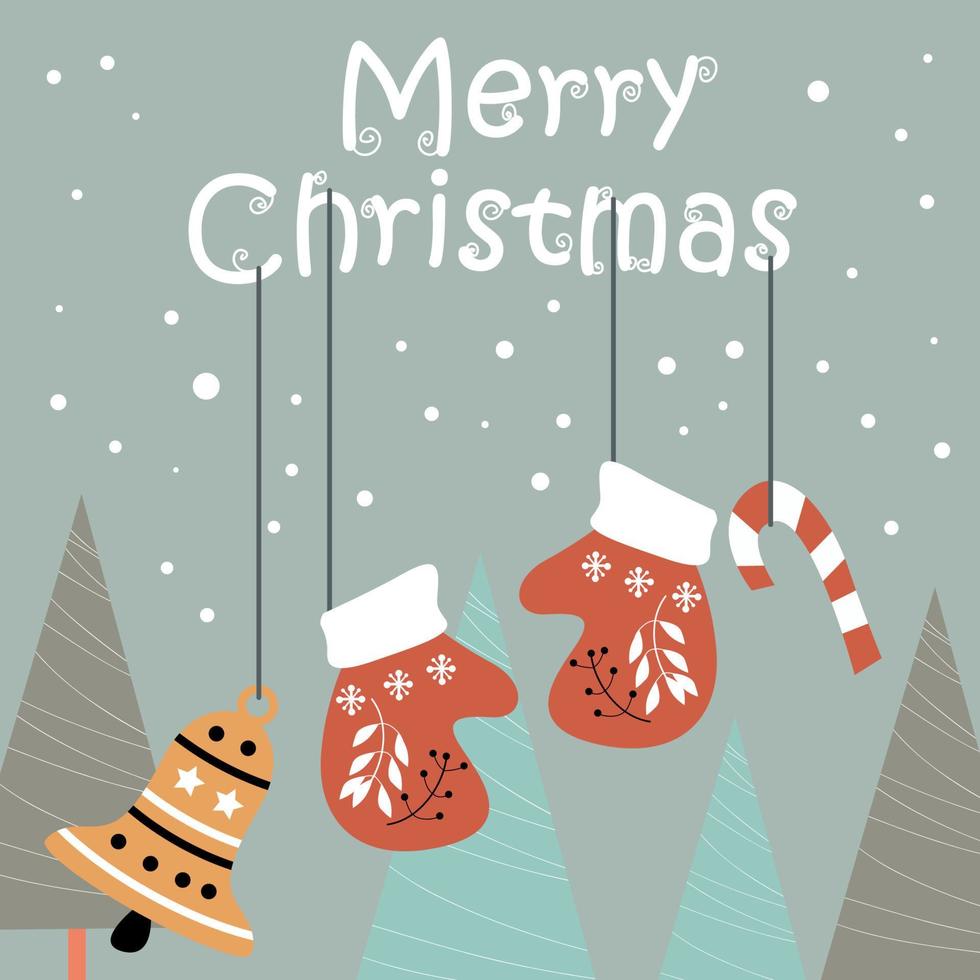 Merry Christmas and Happy New Year typography vector design for greeting cards and poster.