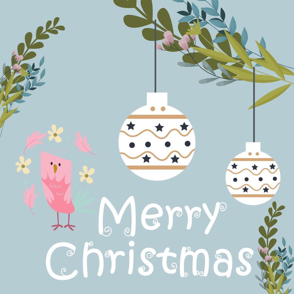 Merry Christmas and Happy New Year typography vector design for greeting cards and poster.