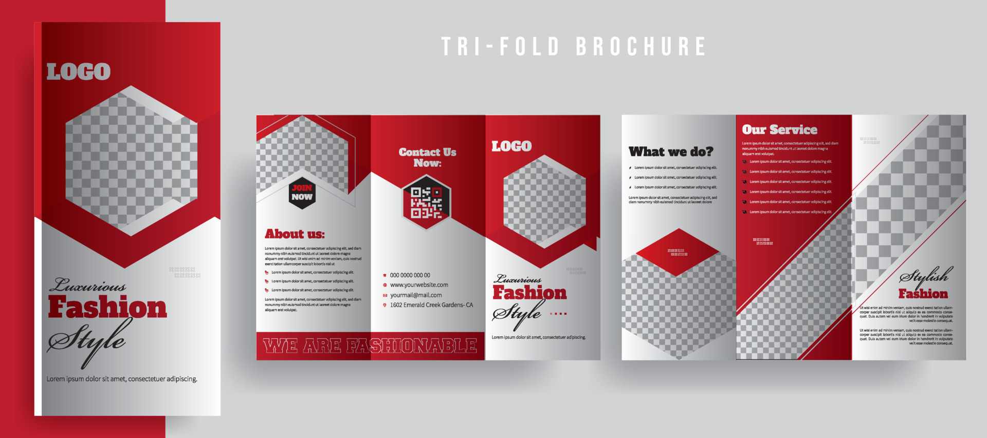 Fashion Brochure for business template Fashion Style for marketing Fashion Brochure for business template Fashion Style for marketing