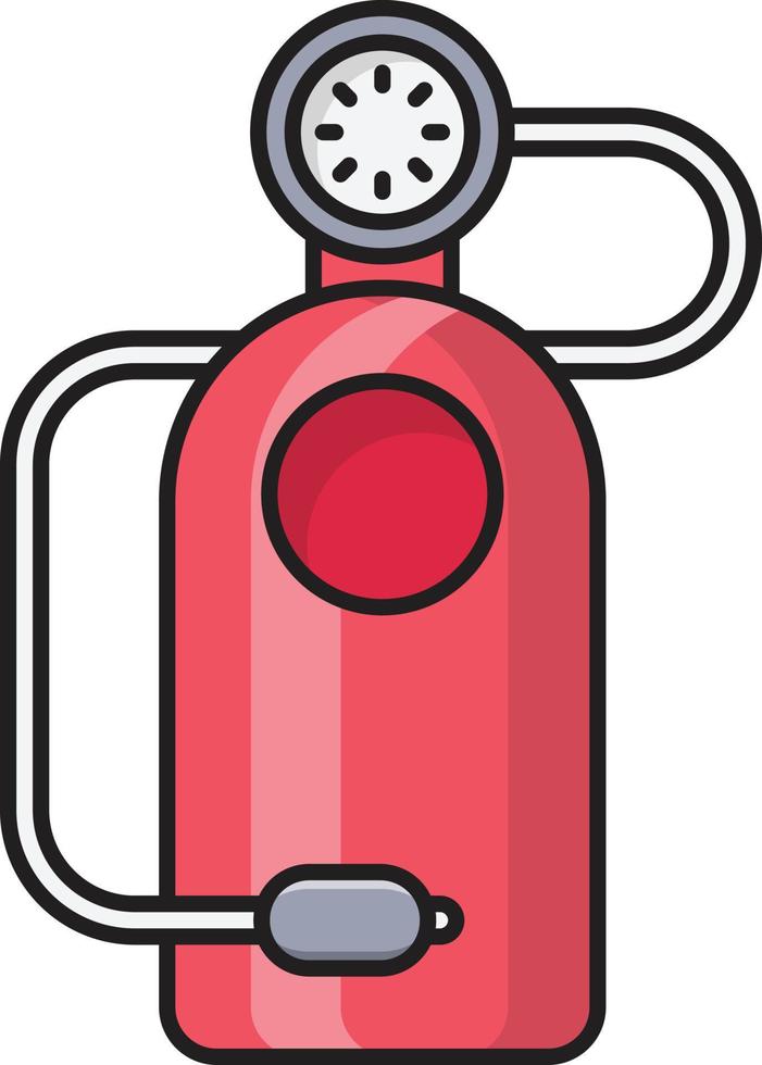 gas cylinder vector illustration on a background.Premium quality symbols.vector icons for concept and graphic design.