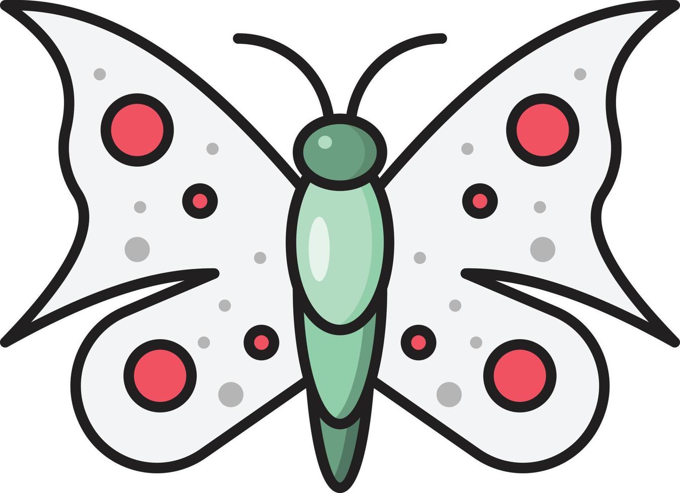 Ilustración de vector de mariposa en un fondo. Símbolos de calidad premium. Iconos vectoriales para concepto y diseño gráfico.