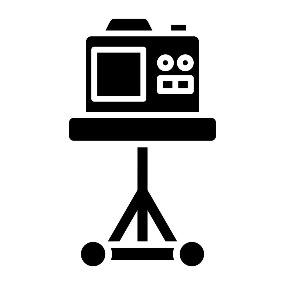 Tripod Camera Icon Style vector