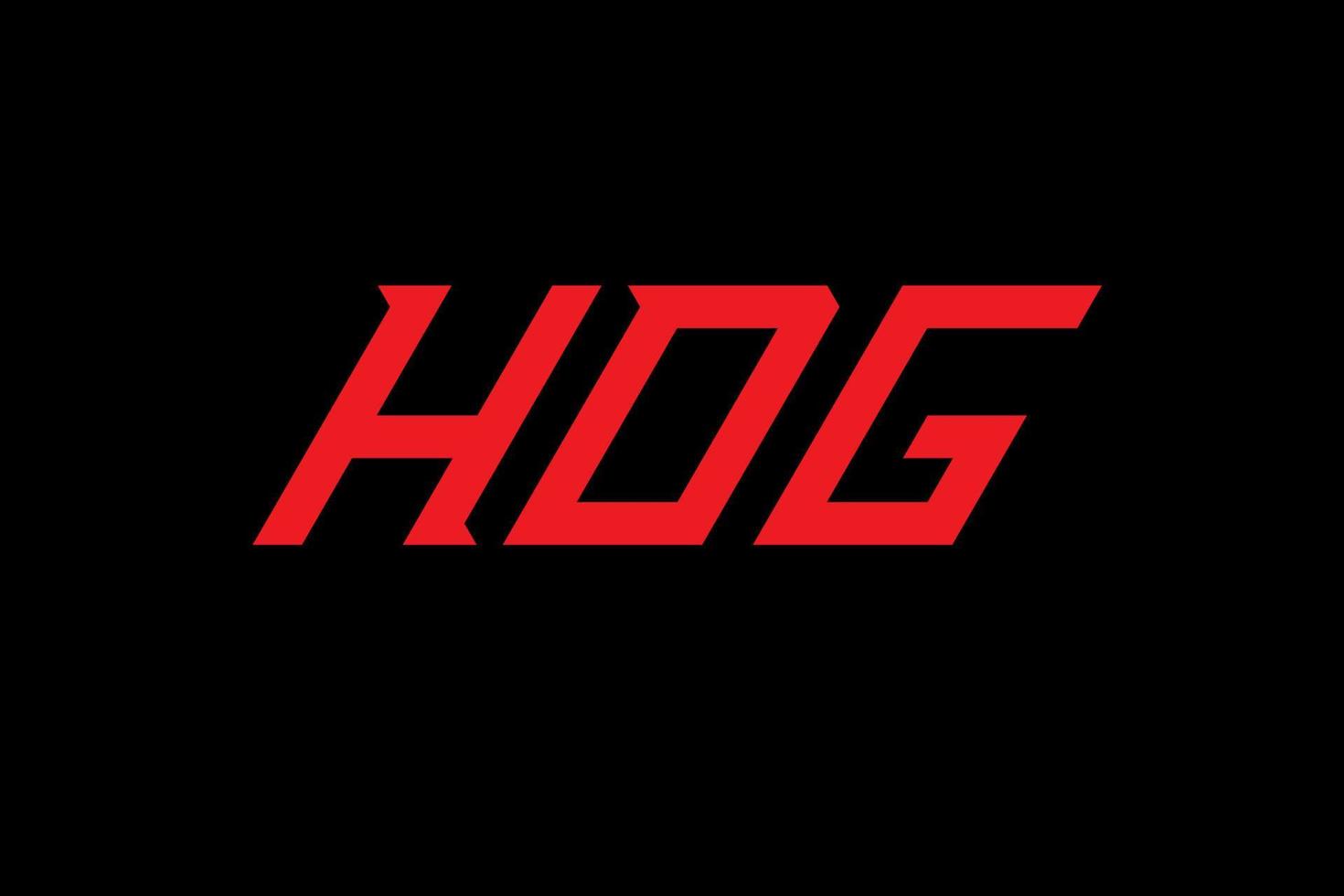 HDG LETTER and ALPHABET LOGO DESIGN vector