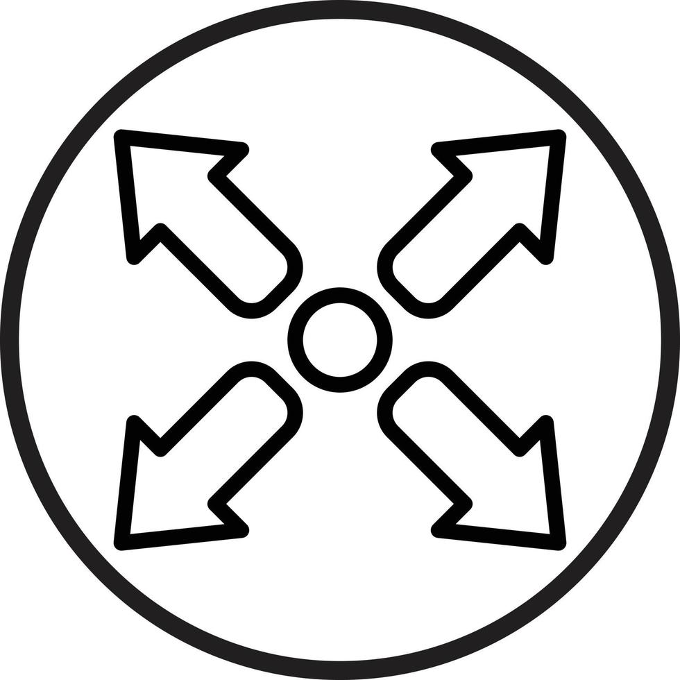 Expand Icon Style vector
