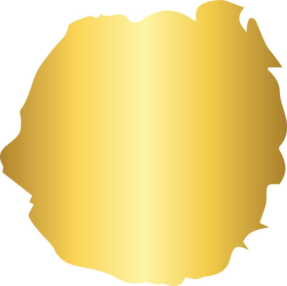 Gold Brush Stroke Design Element vector