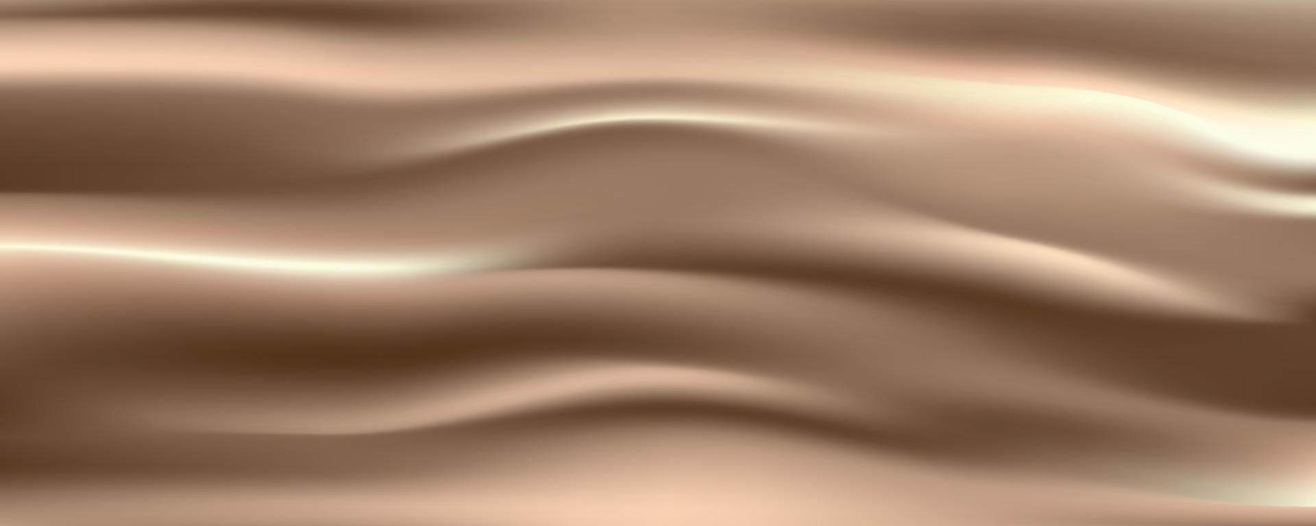 Golden Silk Fabric Abstract Background vector