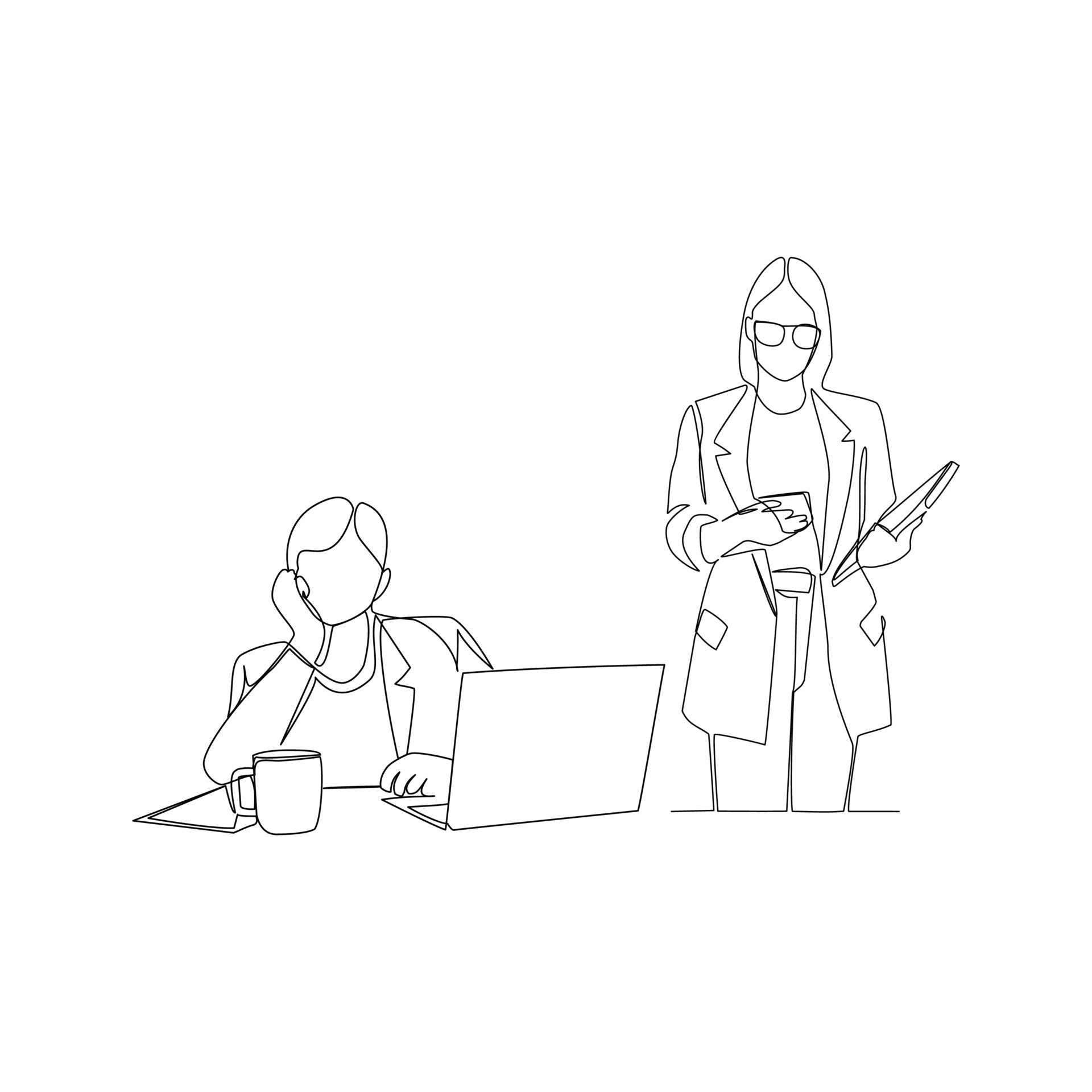 People Working Sketch people-working-sketch