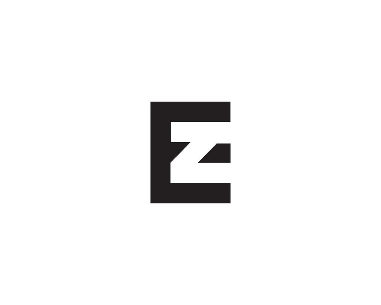 EZ ZE logo design vector template