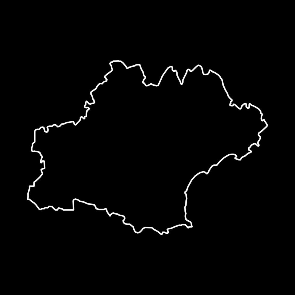 Occitanie Map. Region of France. Vector illustration.