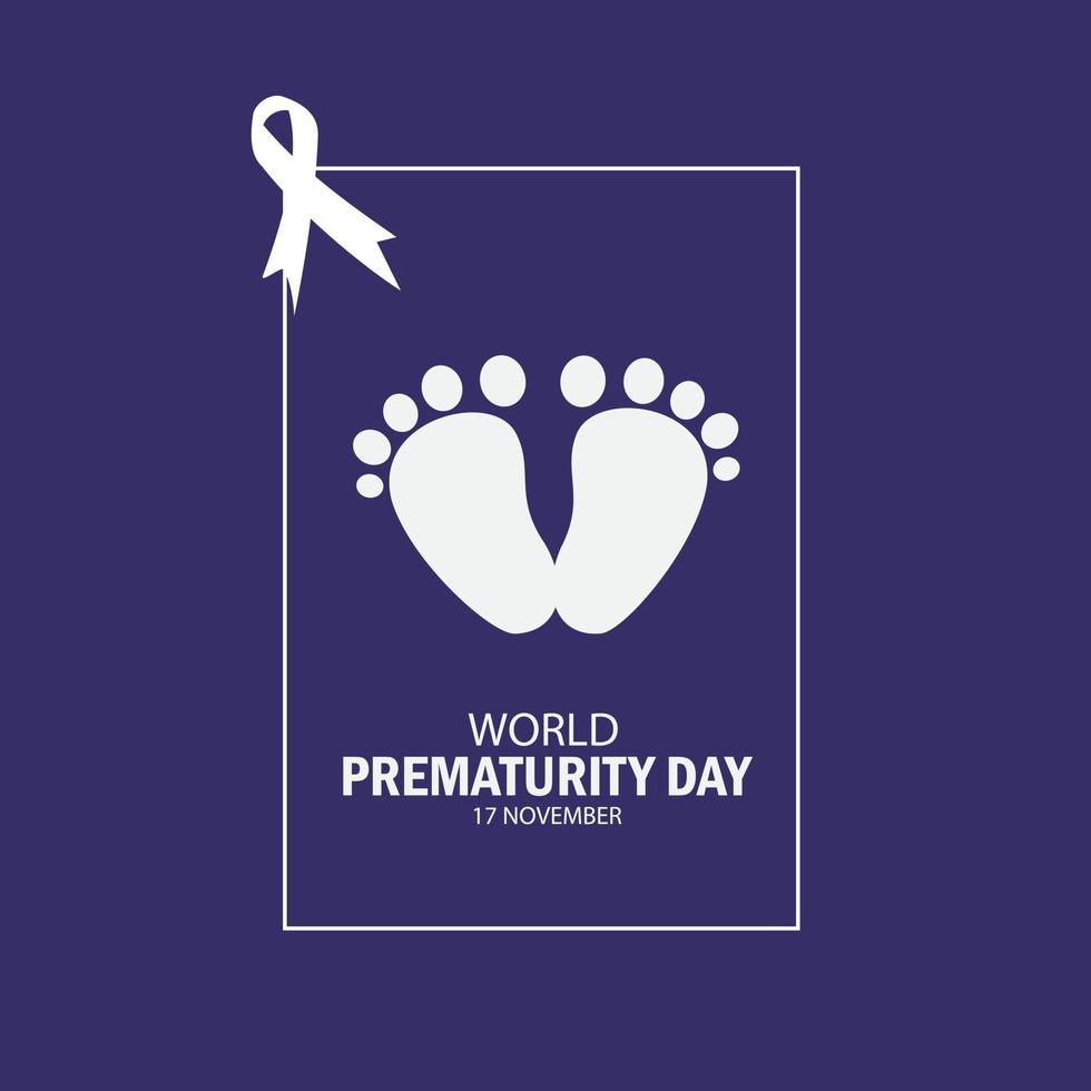 Vector Illustration of World Premature Day. Simple and Elegant Design 13708830 Vector Art at