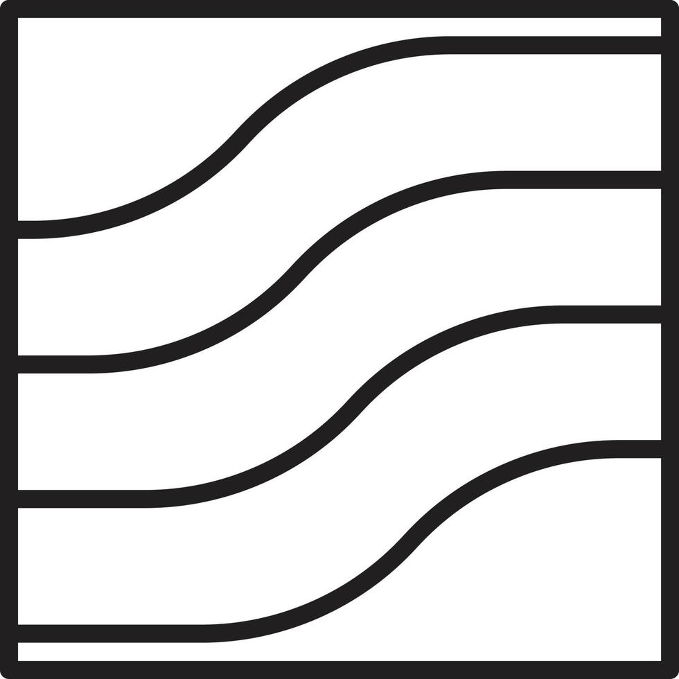 Abstract square logo illustration in trendy and minimal style vector