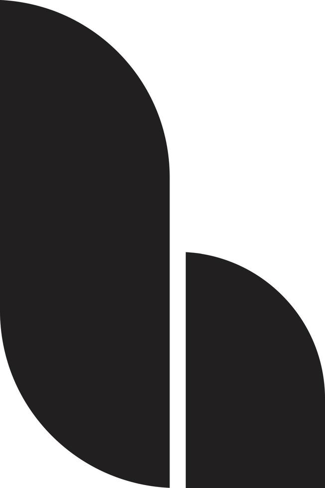 Abstract wing logo illustration in trendy and minimal style vector