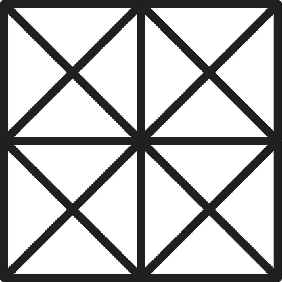 Abstract square logo illustration in trendy and minimal style vector