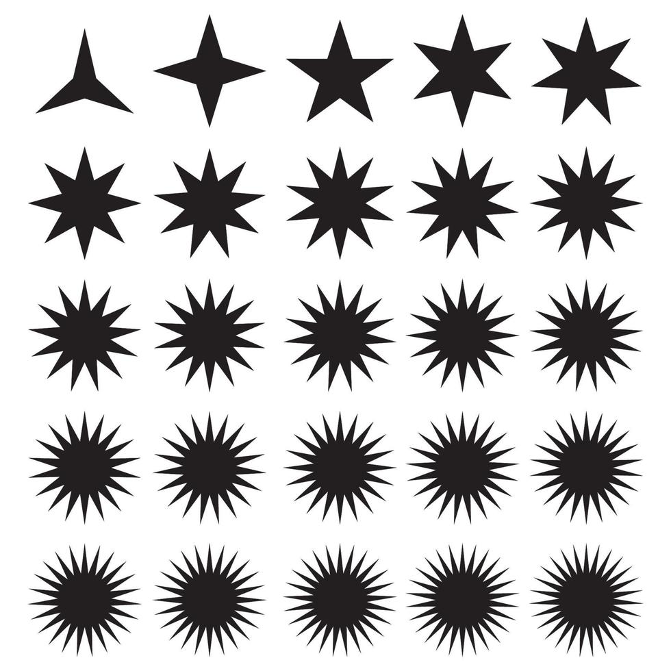 vector shapes black on white background traceable