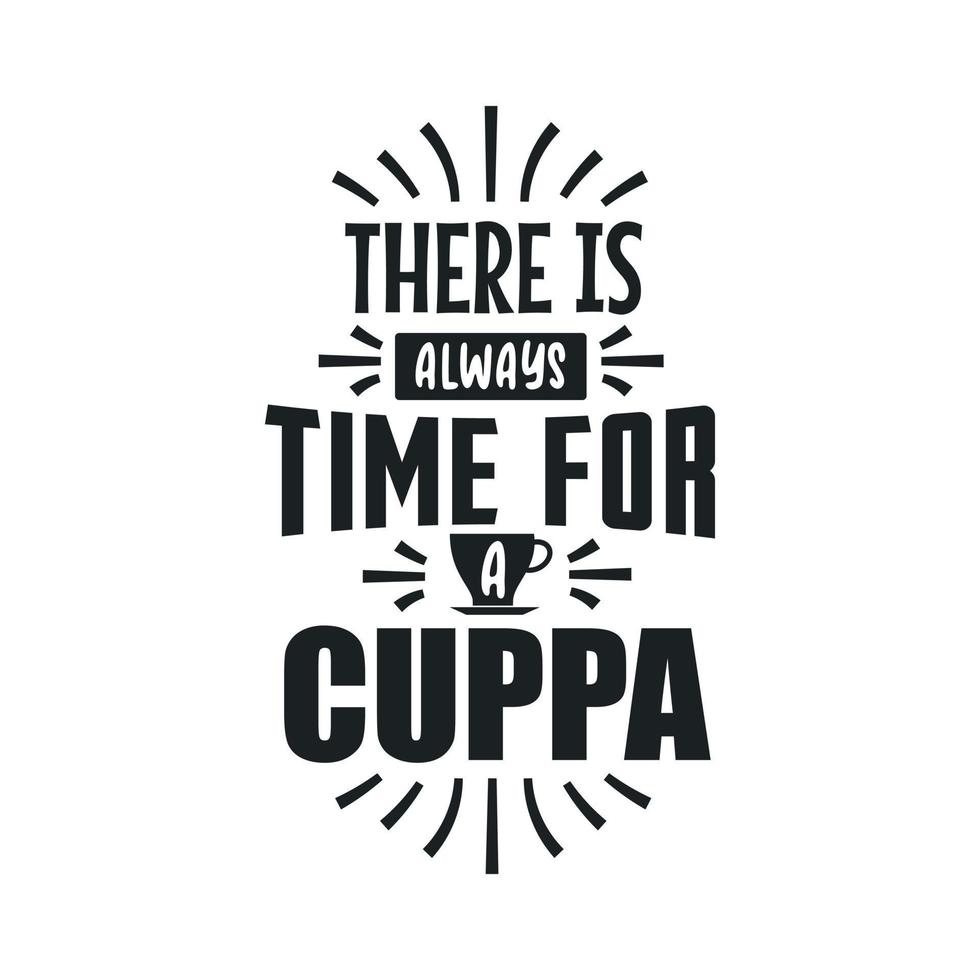 There is Always Time for a Cuppa, Tea quotes vector