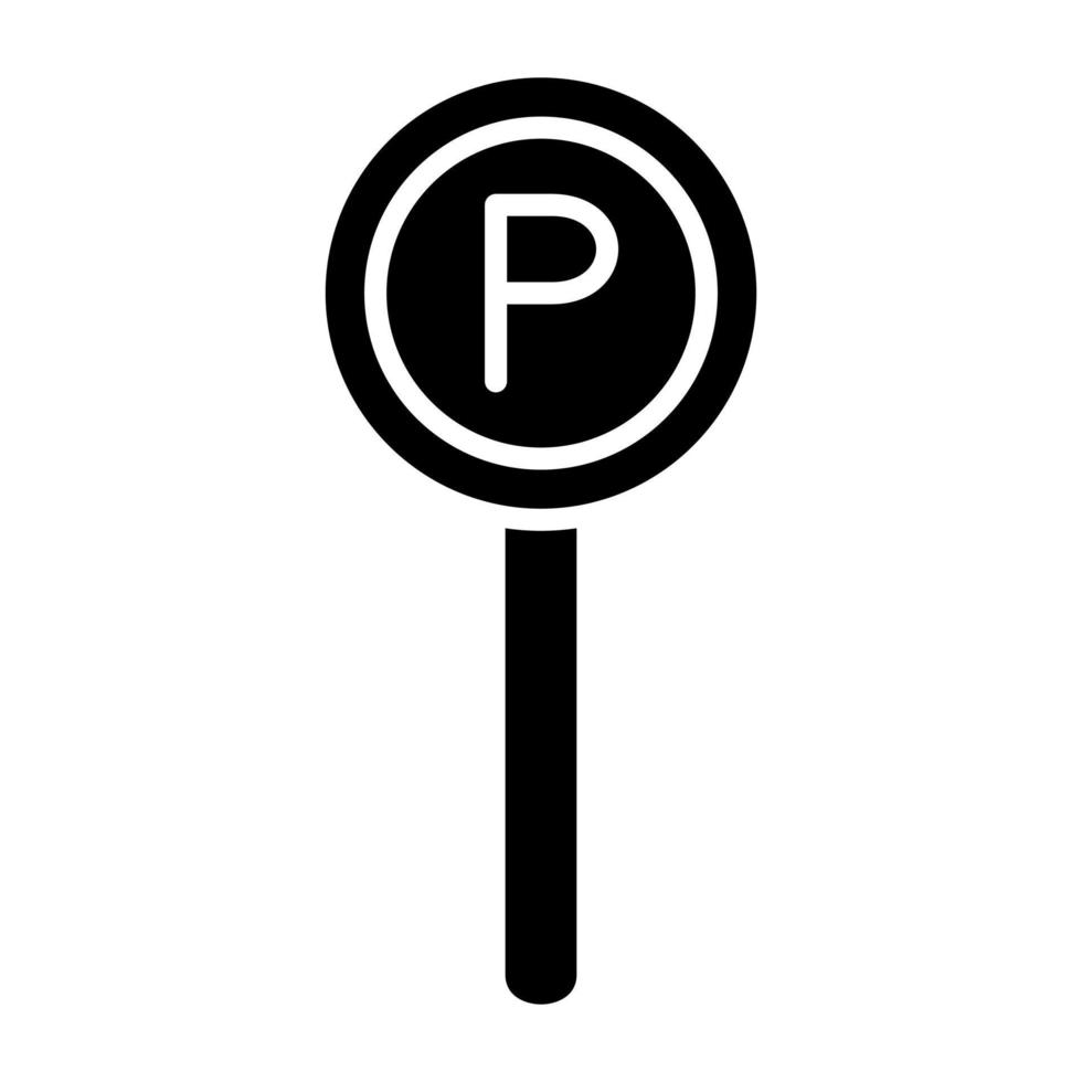 Parking Icon Style vector