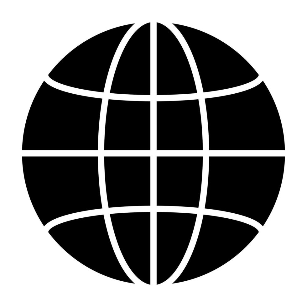 Globe Icon Style vector