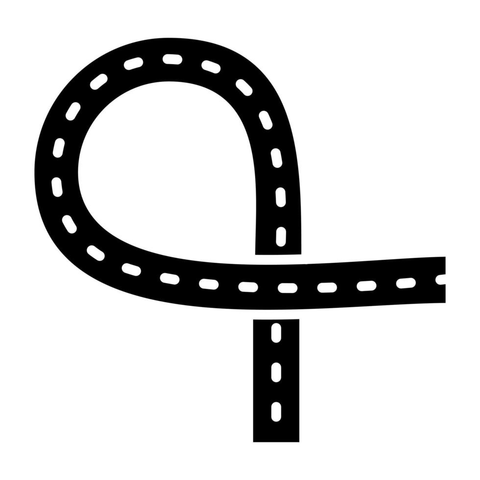 Road Ramps Icon Style vector
