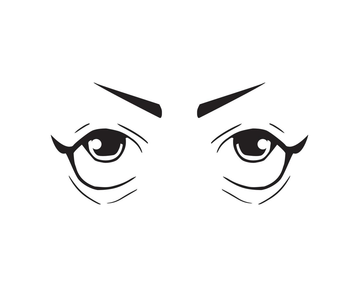 Vector illustration of Eyes Expression