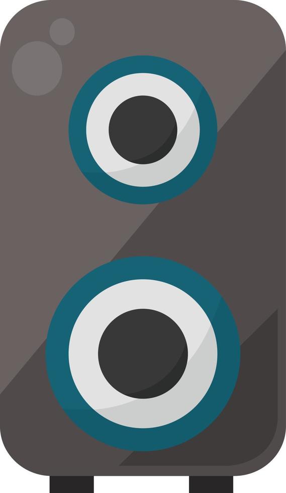 Big speaker, illustration, vector on white background