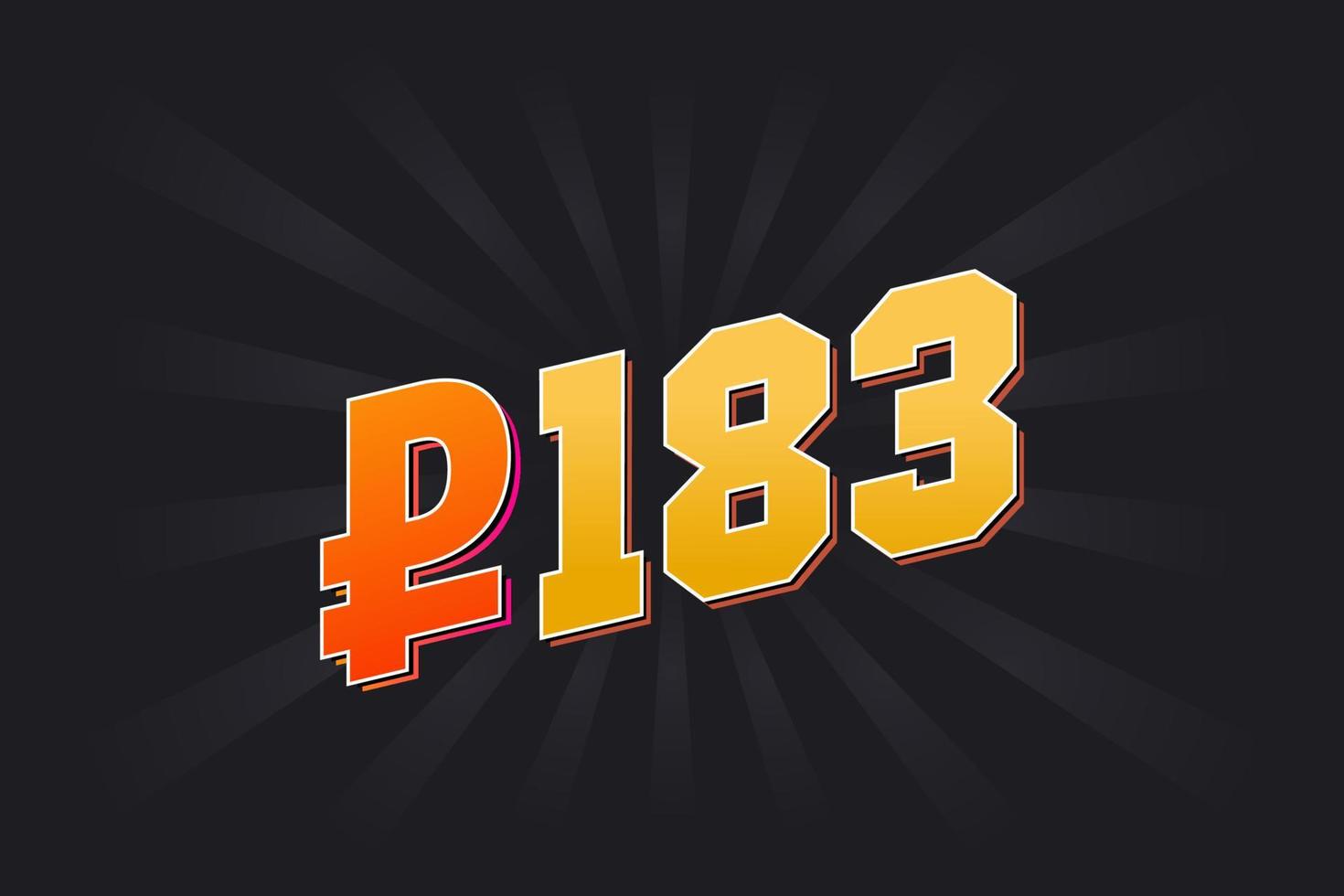 183 Russian Ruble Vector Currency Image 183 Ruble Symbol Bold Text 183-russian-ruble-vector-currency-image-183-ruble-symbol-bold-text