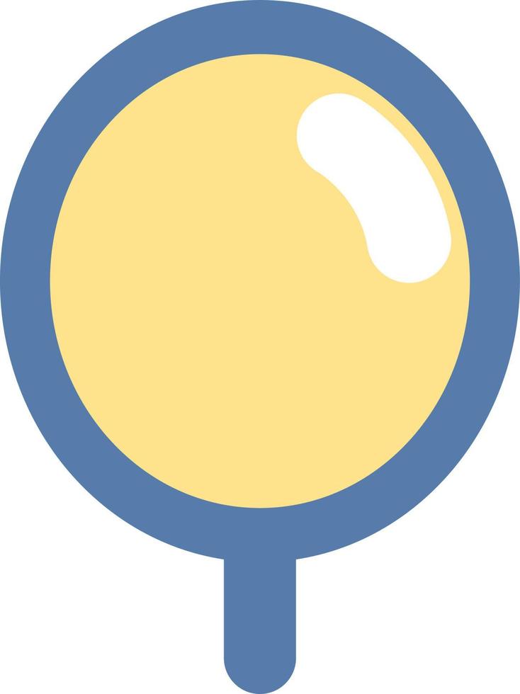 Self care mirror, illustration, vector on a white background.