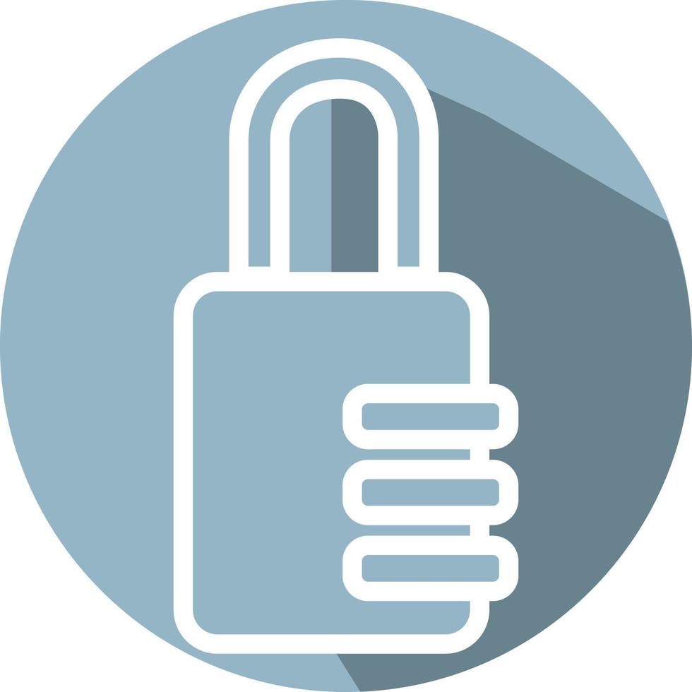 Number lock, illustration, vector, on a white background. 13712104