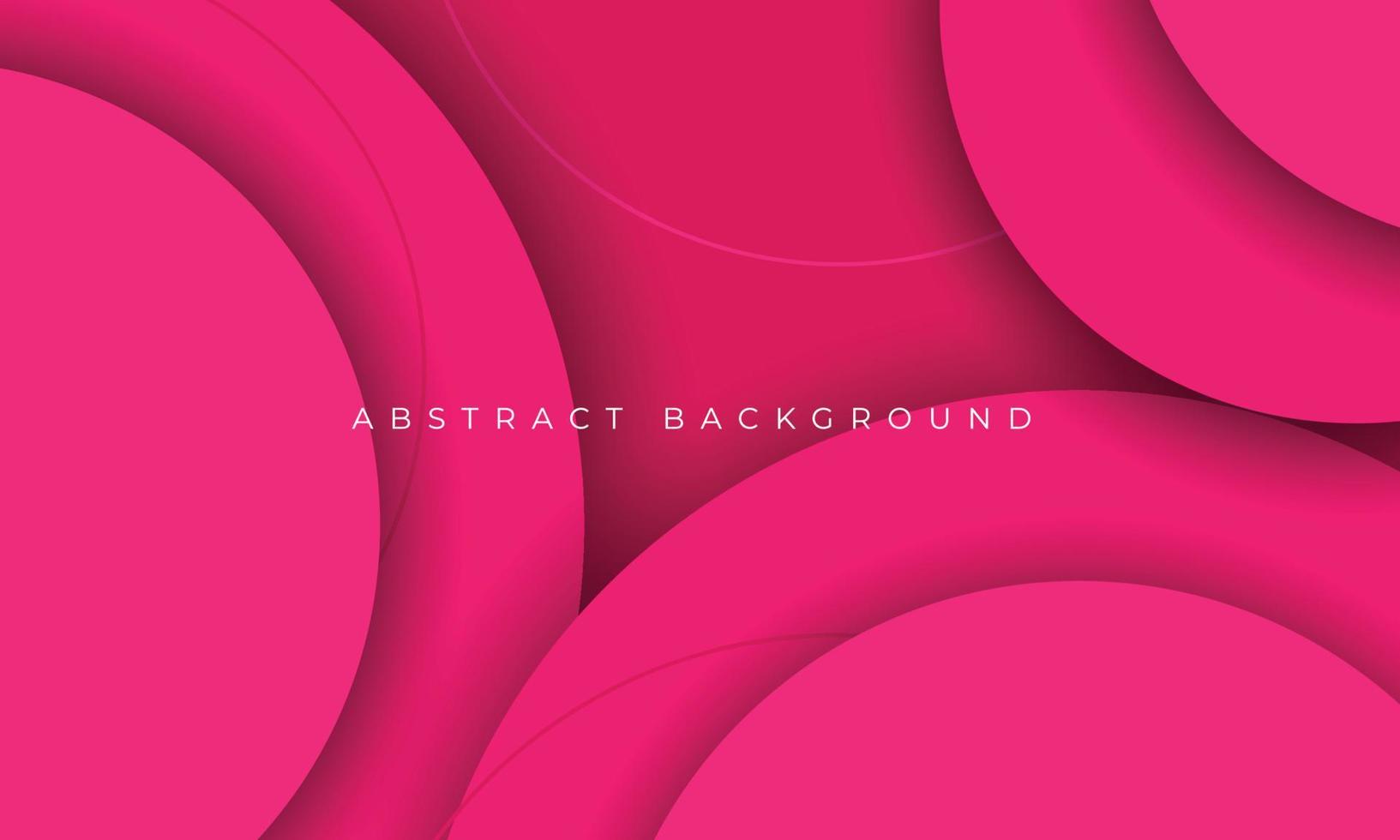 Pink circle abstract background vector