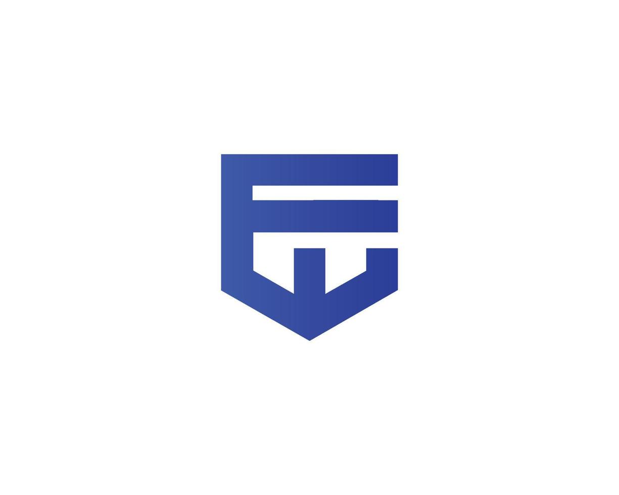 FW WF Logo design vector template