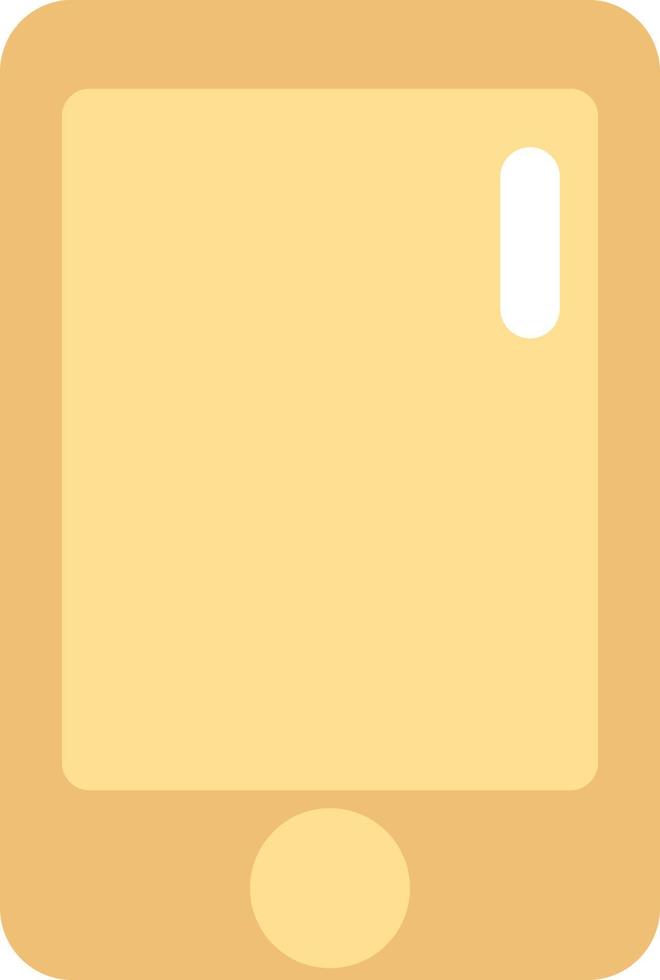 Golden phone, illustration, on a white background.v vector