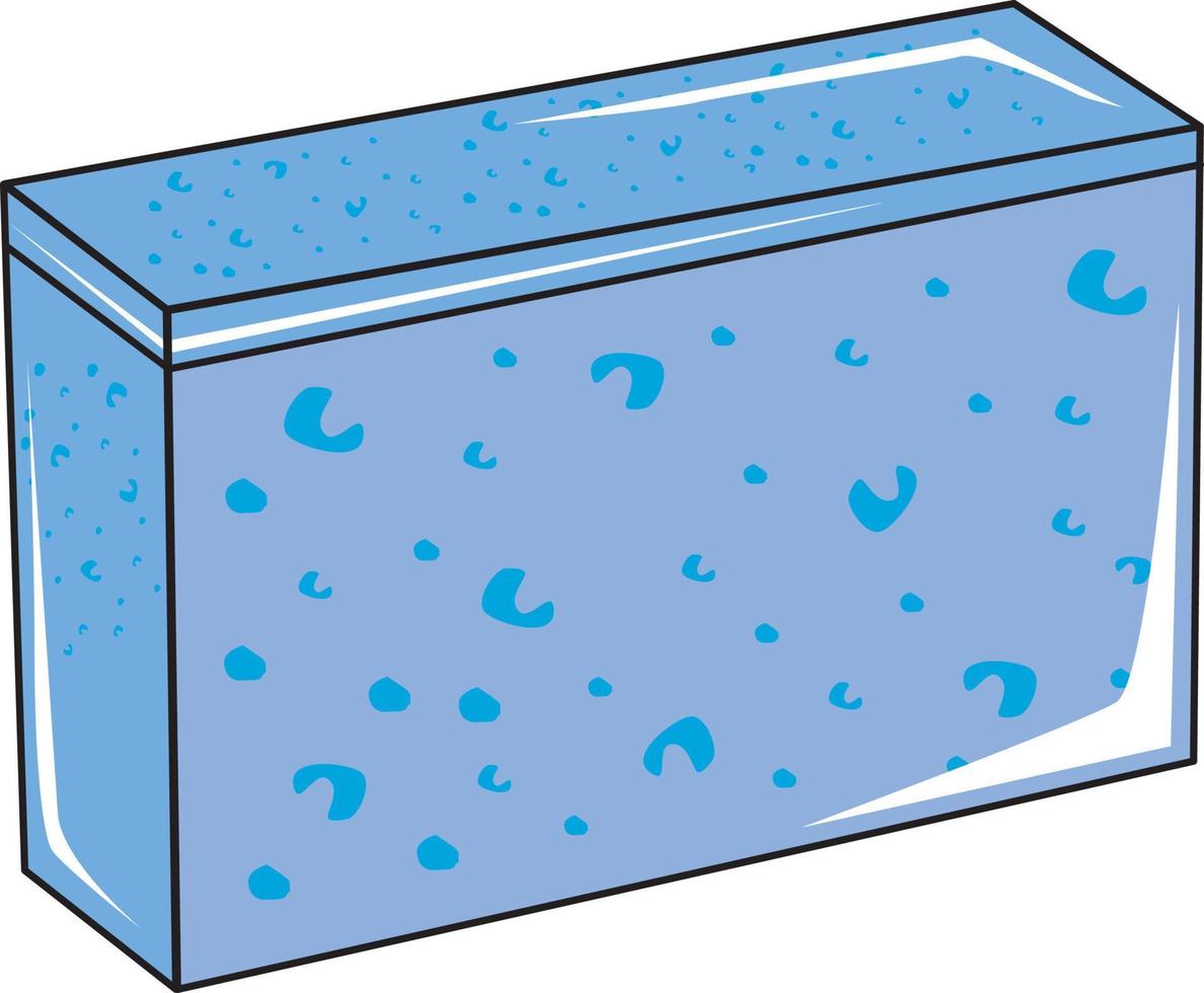 Cleaning soap ,illustration, vector on white background.