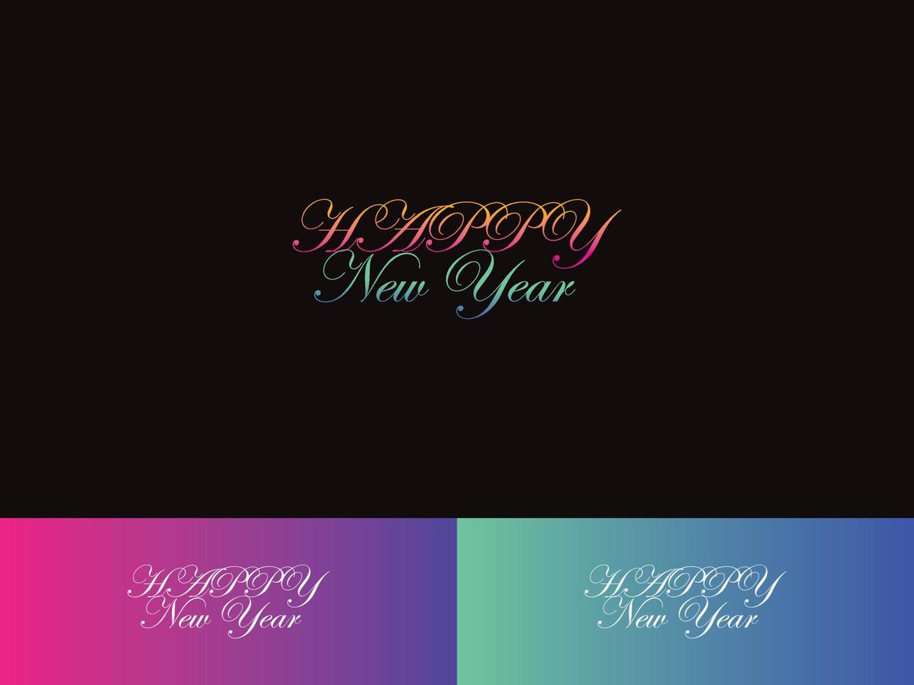 Happy New Year, New Years Logo Banner, Poster, Business Event or all kind of use vector