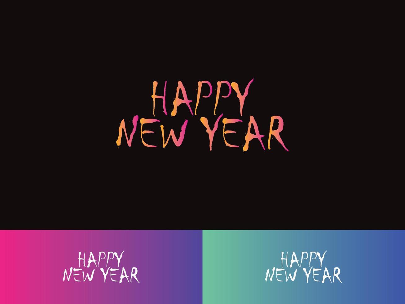 Happy New Year, New Years Logo Banner, Poster, Business Event or all kind of use vector