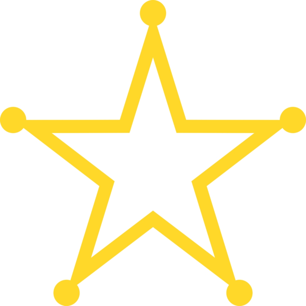 la simple estrella centelleante png