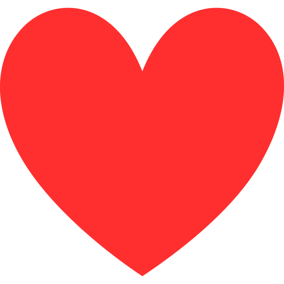 Minimal simple Cute Heart png