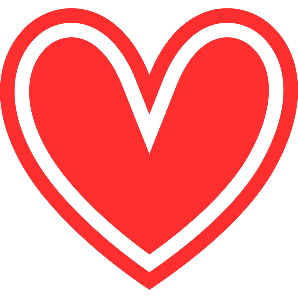 Minimal simple Cute Heart png