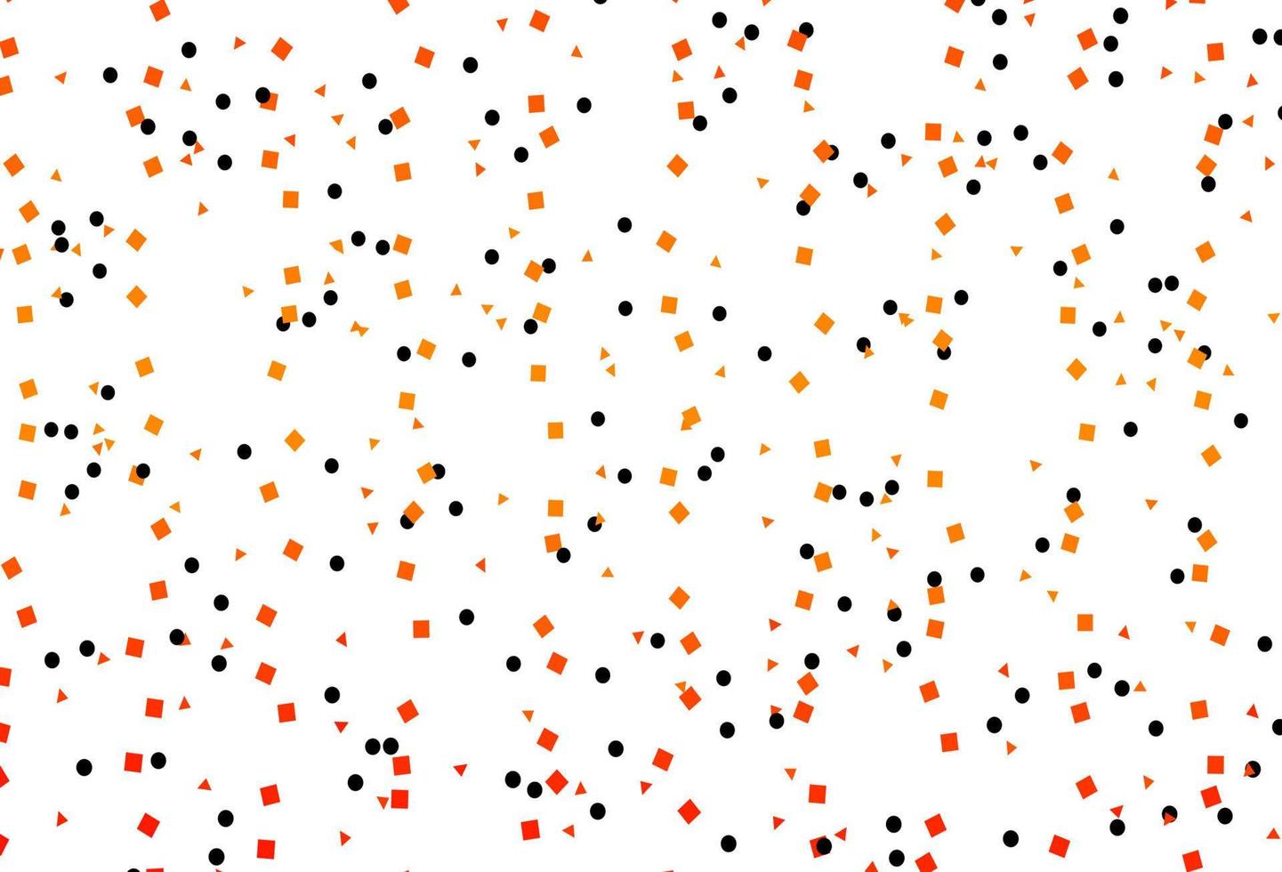 Light Orange vector cover in polygonal style with circles.